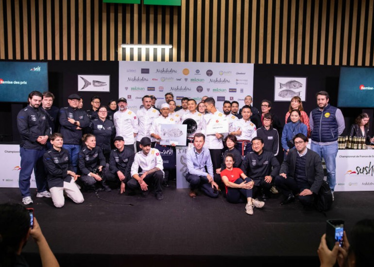 La grande Famille du Championnat de France de Sushi